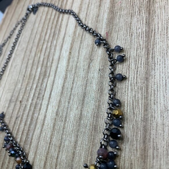 Lia Sophia Multi Colored Beaded Dangling Necklace - Picture 8 of 8